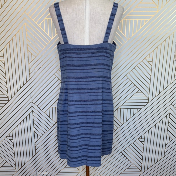 Mara Hoffman Sheath Mini Dress Denim MultiStripe - Picture 7 of 8
